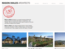 Tablet Screenshot of masonandwales.com